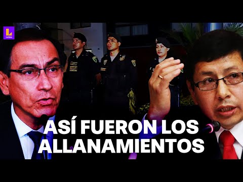 Los presuntos cabecillas de red criminal: Fiscalía allana casa de Martín Vizcarra y Edmer Trujillo