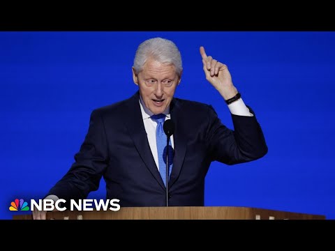 Bill Clinton says we need 'the president of joy' Kamala Harris