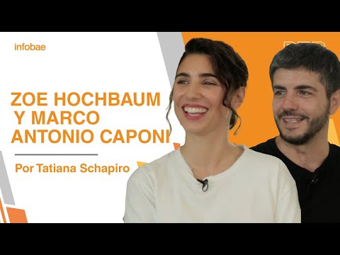 Zoe Hochbaum y Marco Antonio Caponi con Tatiana Schapiro