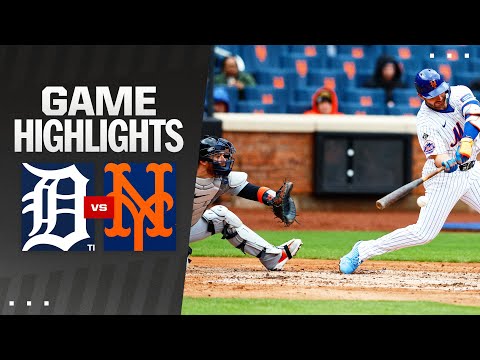Tigers vs. Mets Game 1 Highlights (4/4/24) | MLB Highlights