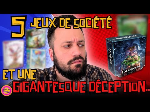 5 jeux de société et deux grosses déceptions !