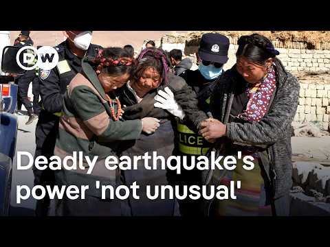 126 people die in powerful earthquake in Tibet | DW News