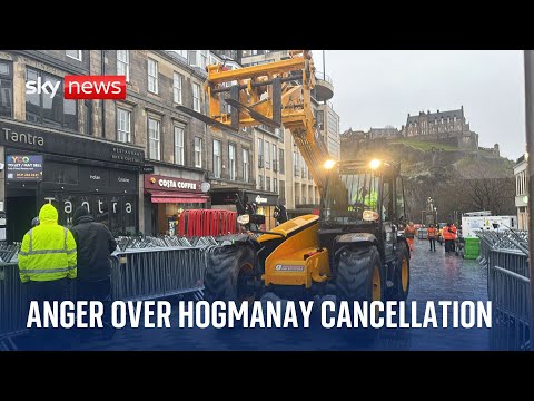 Revellers and businesses angry over Hogmanay cancellation