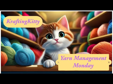 Yarn Management Monday!  The Final Cube on the Wall!