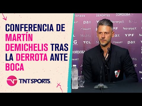 Conferencia de prensa de Martín Demichelis tras la derrota de River ante Boca