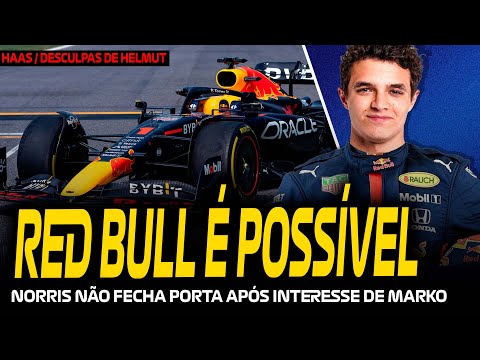 NORRIS DEIXA PORTA ABERTA PARA RED BULL / HAAS MAL / HELMUT MARKO PEDE DESCULPAS