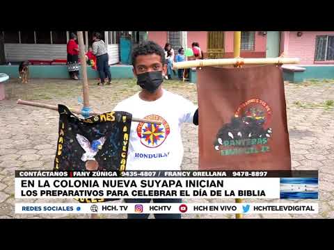 Celebran el Día de la Biblia en colonia Nueva Suyapa