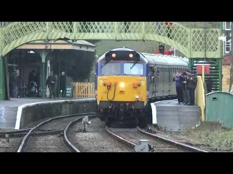50026 THRASHES out of Corfe Castle with 3 Tone (08/01/23)
