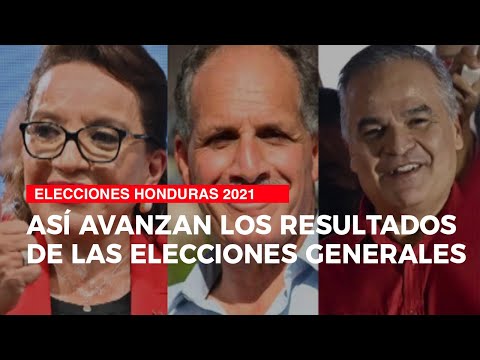 Así avanzan los resultados de las elecciones generales en Honduras