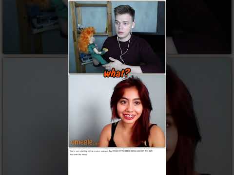 Doll moves on Omegle #shorts