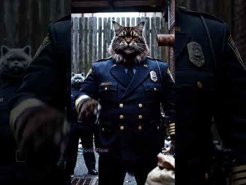 🐈‍⬛ سرقت الأكل وهربت من الشرطة!