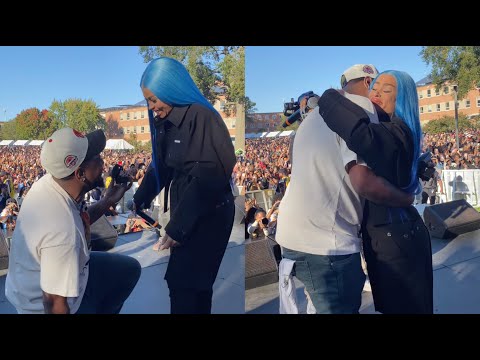 Derrick Milano Proposes To Blac Chyna At Howard Homecoming