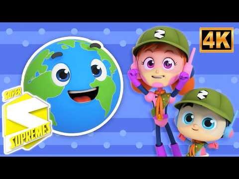 Mantengamos nuestros planetas limpios y más canciones educativas para niños