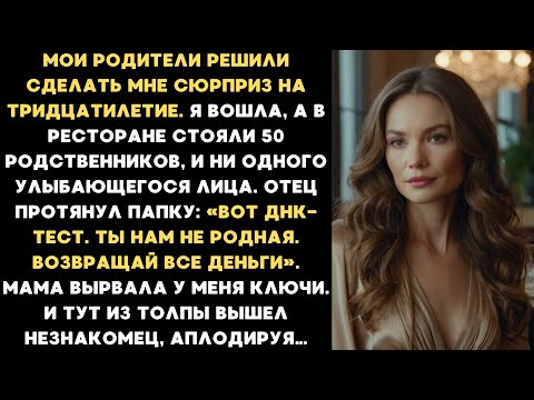 Мои родители унизили меня в мой юбилей, показав всем ДНК-тест. Но они не знали, что в зале будет...