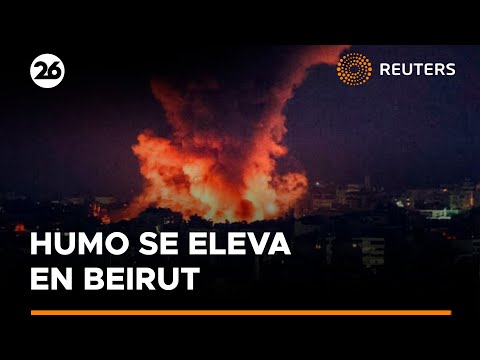 Humo se eleva sobre los suburbios del sur de Beirut | #Reuters