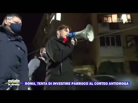 Roma, tenta di investire parroco al corteo antidroga - Estate in diretta - 30/08/2023