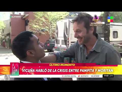 La palabra de BENJAMÍN VICUÑA tras los rumores de SEPARACIÓN entre Pampita y Moritán