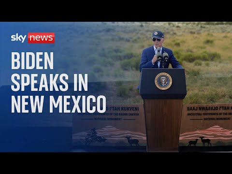 US President Joe Biden speaks about ‘Bidenomics’ in New Mexico