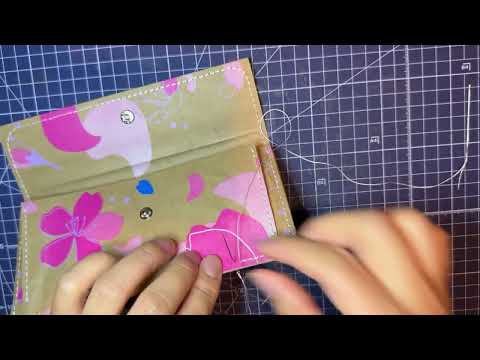 作業動画スタバの紙袋の長財布⑥