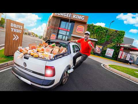 LOTEI A CAÇAMBA DA SAVEIRO CROSS DE BURGER KING !