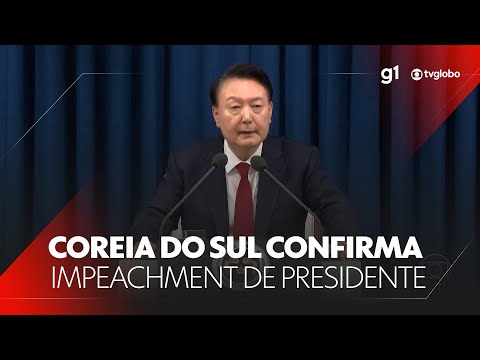 Justiça da Coreia do Sul confirma impeachment, e presidente perde o mandato #g1 #notícias #JN