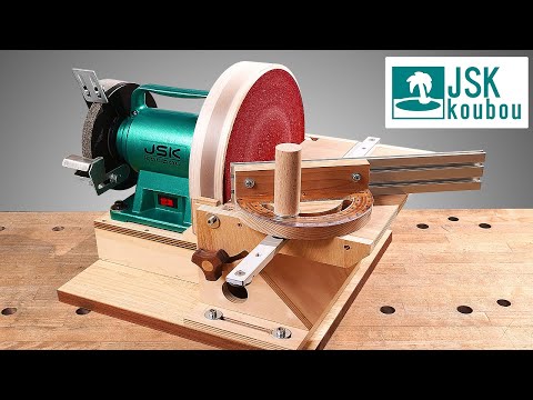 Converting a tabletop grinder into a disc grinder～卓上グラインダーをディスクグラインダーに改造～