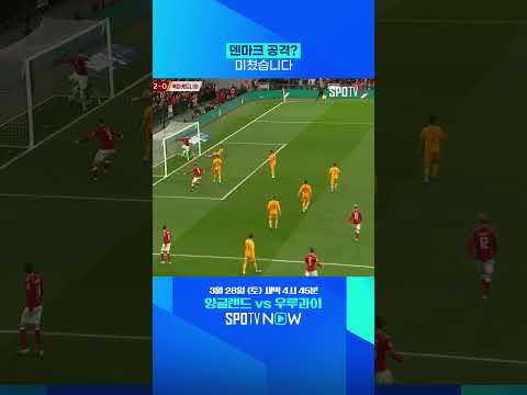 월드컵 1차전 상대 후보 덴마크의 공격