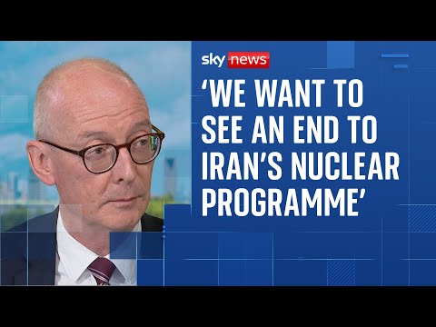 UK 'not disappointed' by US strikes on Iran, says minister