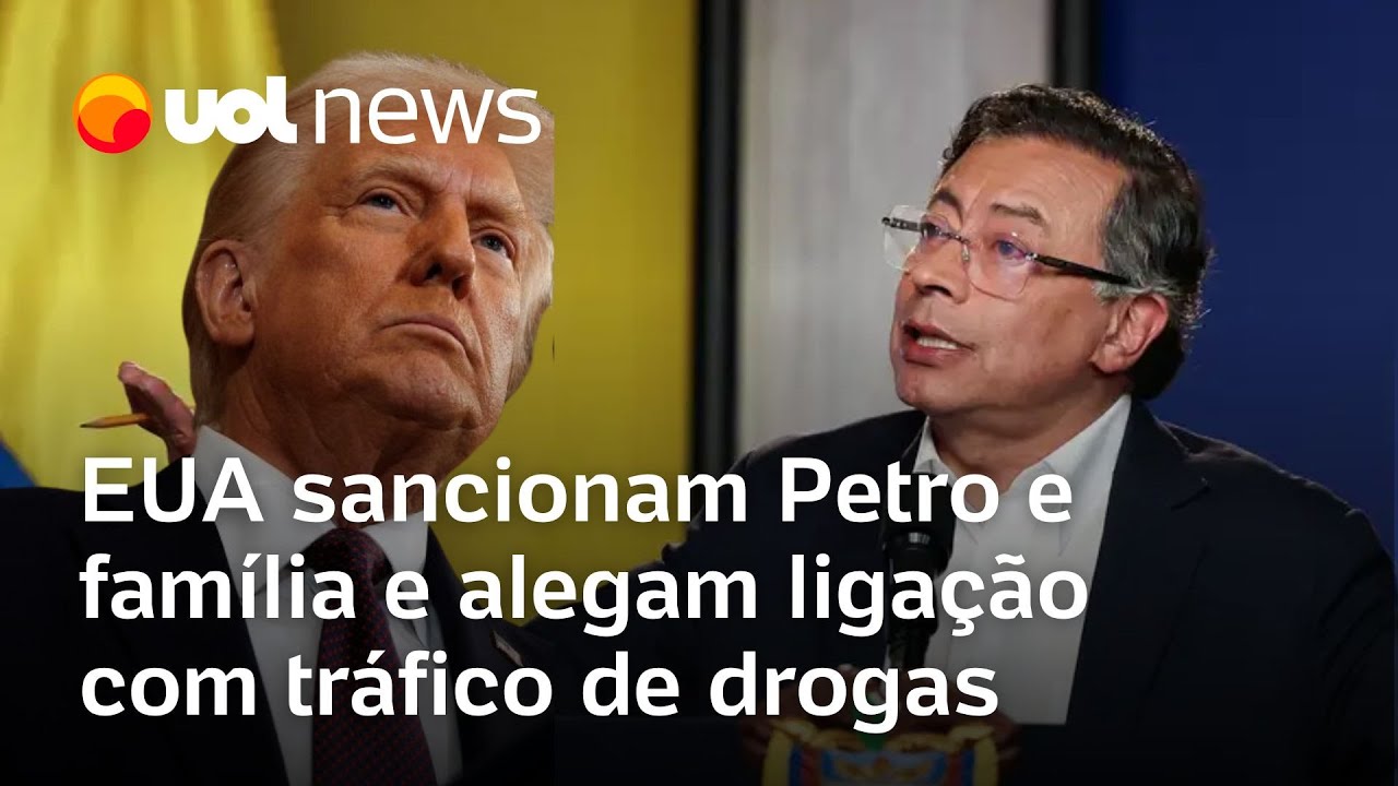 EUA sancionam Petro e família e alegam ligação com tráfico de drogas