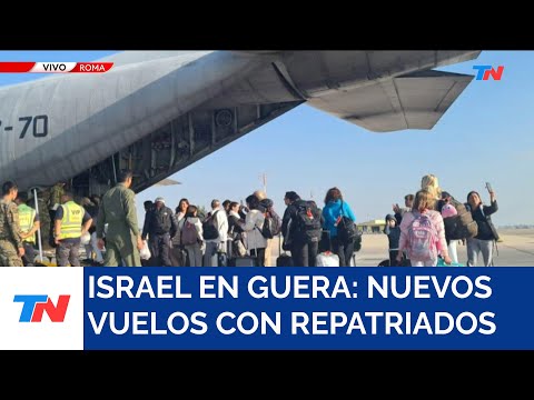 ISRAEL EN GUERRA I Continúan los vuelos con repatriados