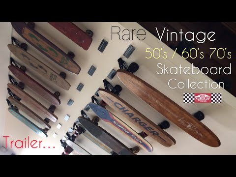Vintage 1950’s 60’s and 70’s Private Collection Skateboards - Andrew Penman EBoard Reviews -Trailer