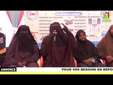 CONFÉRENCE DE PRÊCHE PAR MALMATOU SACKO À GOLF Chaîne YouTube https://www.youtube.com/@nyetaka24