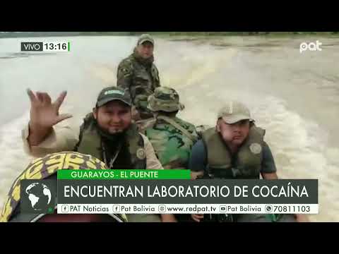 Encuentran laboratorio de Cocaína en Guarayos