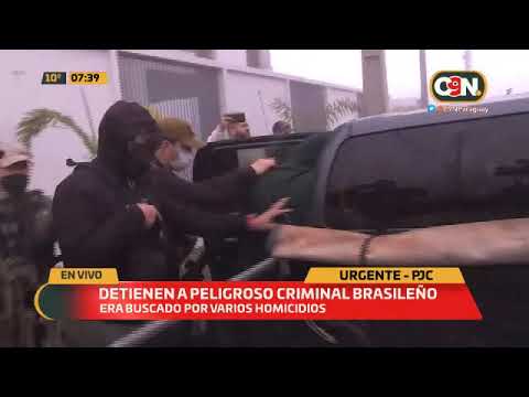 Detienen a peligroso criminal brasileño en PJC