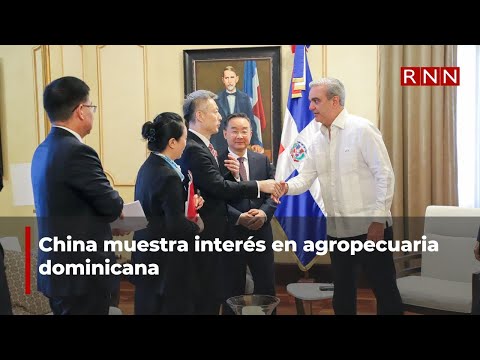 China muestra interés en agropecuaria dominicana