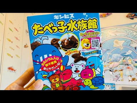 猫の動画サムネイル - 【週末おさかな部】かえってきた！たべっ子水族館あてゲーム🎨🐟vol.123