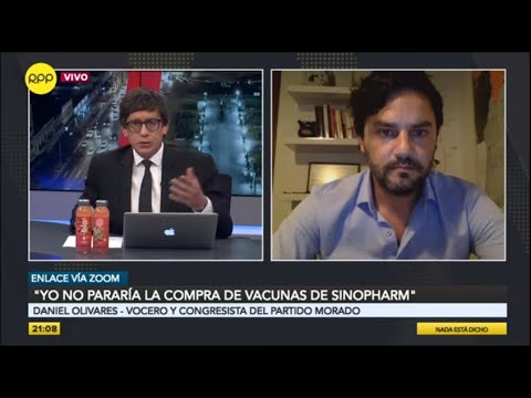 Daniel Olivares: “no pararía la compra de vacunas Sinopharm”