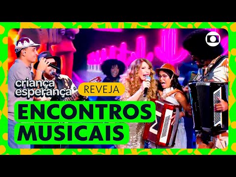 Os melhores encontros musicais aconteceram no palco do Criança Esperança! | TV Globo