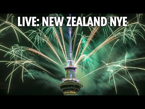 LIVE: New Zealand welcomes in 2025 with fireworks from the Auckland Sky Tower