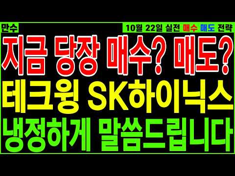 #<strong>테크윙</strong> #SK하이닉스 냉정하게 말씀드립니다 | 디에스경제인사이드 만수 #<strong>주식</strong> #급등주 #추천주 #주식분석