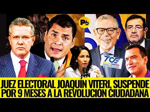 Dr. Augusto Tandazo (Juez electoral Joaquín Viteri, suspende por 9 meses a la REVOLUCIÓN CIUDADANA)