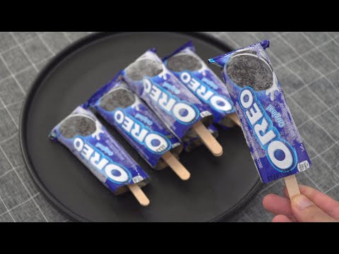 Oreo Ice Cream Stick [Only 3 Ingredients]