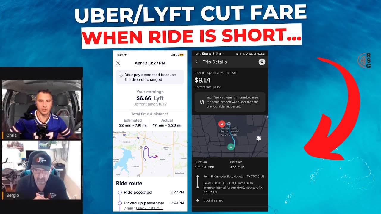 Both Uber/Lyft CUT Upfront Fare When Trip Is Shorter But Doesn