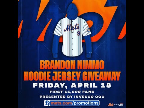 Brandon Nimmo Hoodie Jersey Vlog