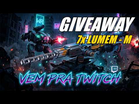 GIVEAWAY 7x LUMEN M NA TWITCH - VEM PRA LIVE