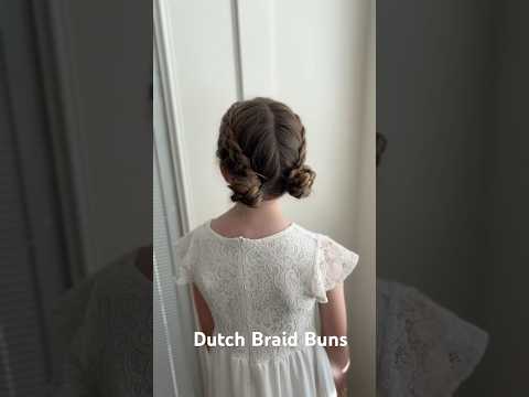 Perfect style for Lucy’s baptism. Pretty + stayed in well. Need braiding help? @ teswood on insta