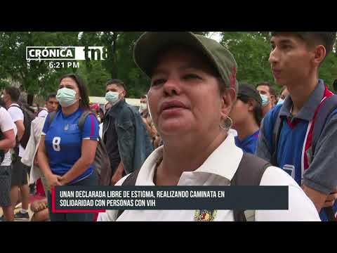 UNAN-Managua proclama solidaridad con personas que conviven con VIH - Nicaragua