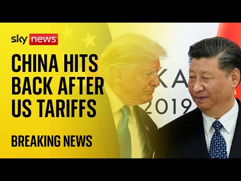 China hits back after new US tariffs take effect