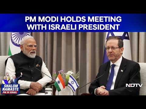 PM Narendra Modi Holds Meeting With Israeli President Isaac Herzog In Jerusalem