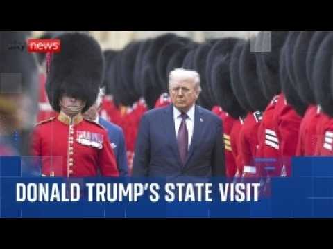 The 'ultimate welcome': Day one of Trump's UK state visit